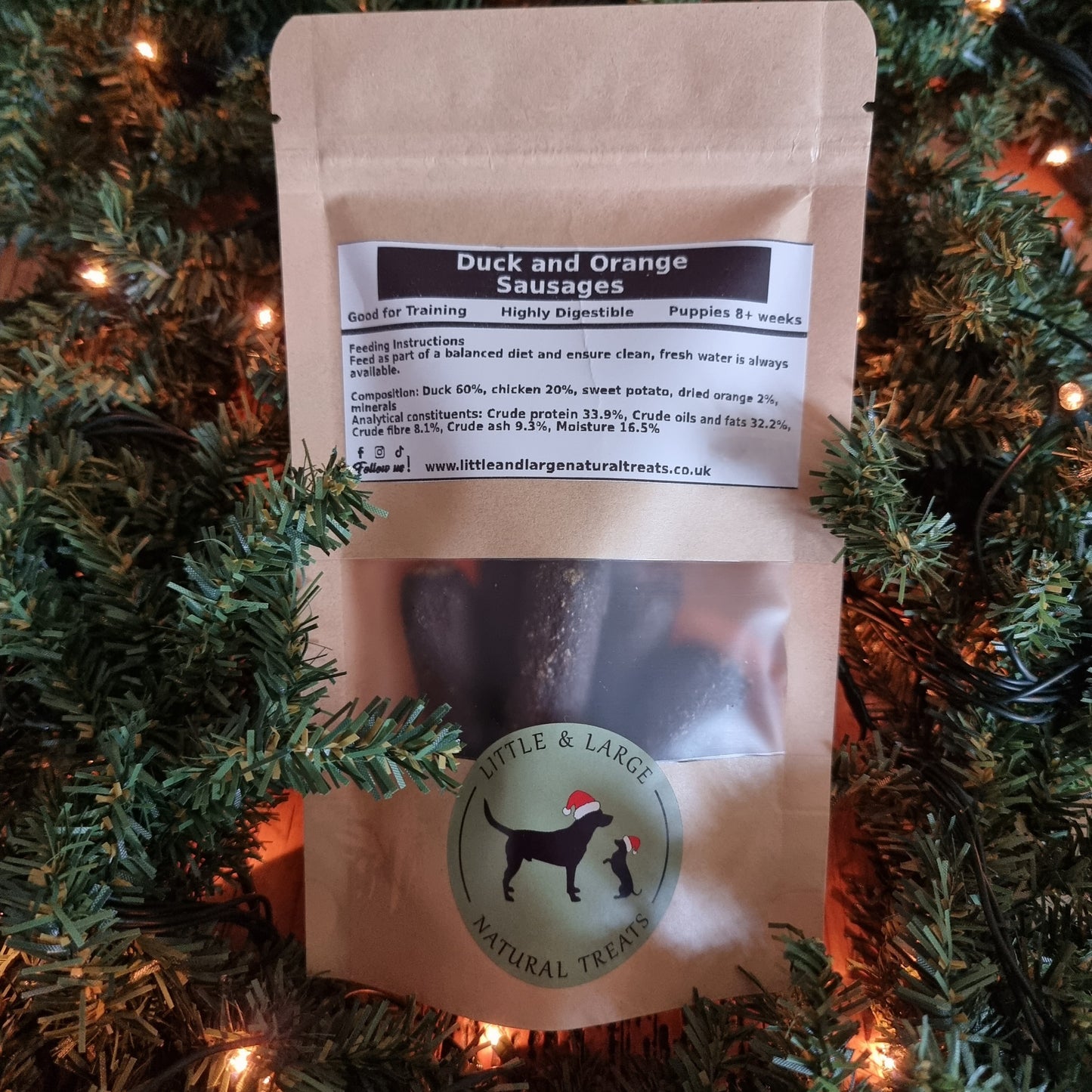 Duck and Orange Sausages