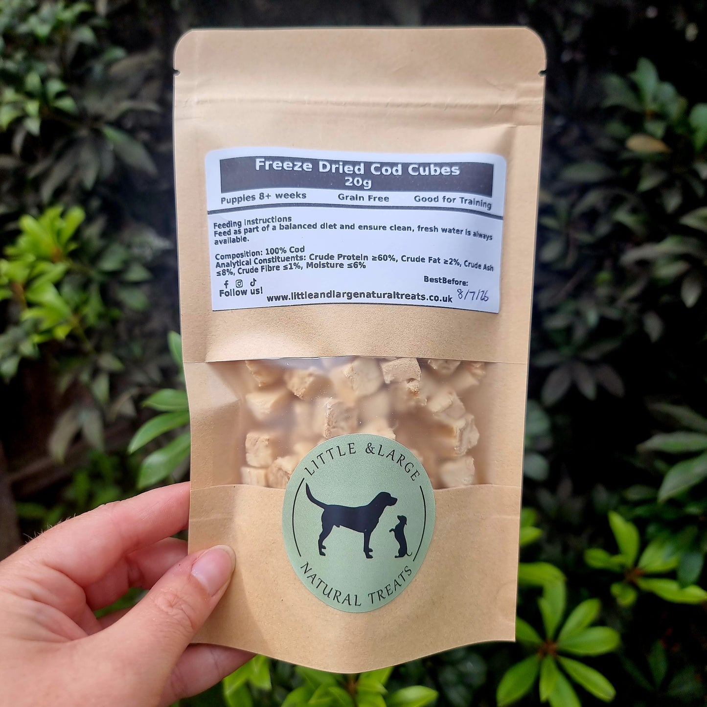 Freeze Dried Cod Cubes